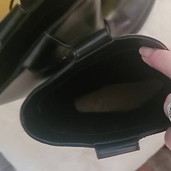 H&M Nwt cowboy boots black sz 7 - Picture 4 of 4